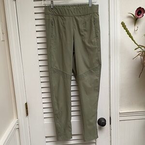 Avalanche Small Slim Fit Hybrid Stretch Pants Hiking Khaki Travel Pants